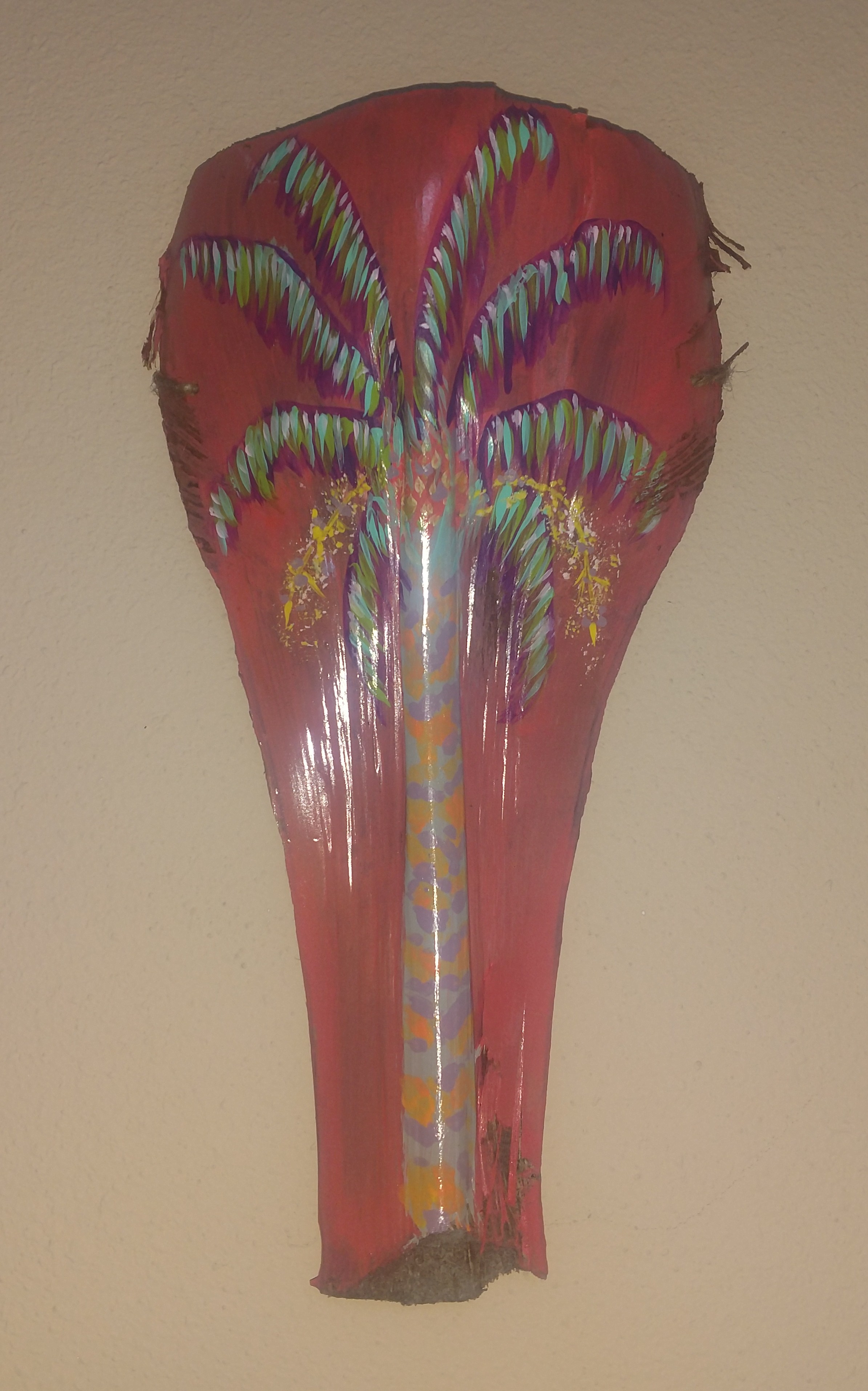 Pink Palm – Coastal Artworks